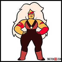 How to draw Jasper | Steven Universe