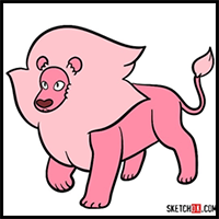 How to draw Lion | Steven Universe