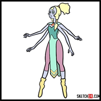 How to draw Opal | Steven Universe