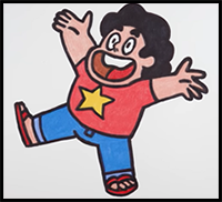 How to Draw Steven Universe | Cartoon Drawings