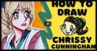 HOW TO DRAW - Chrissy Cunningham (Stranger Things)