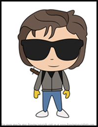 How to Draw Steve Harrington Stranger Things