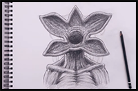 How to Draw Demogorgon | Stranger Things Sketch Art Lesson (Step by Step)
