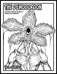 How to Draw the DEMOGORGON (Stranger Things) Drawing Tutorial