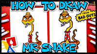 How to Draw Mr. Snake from The Bad Guys