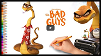 How to Draw Mr. Snake | The Bad Guys
