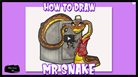 How to Draw Mr. Snake from Bad Guys in EASY Steps Video