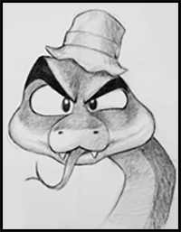 How to Draw Mr. Snake | Bad Guys Sketch Tutorial