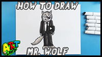 How to Draw MR. WOLF