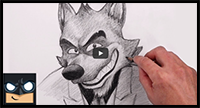 How to Draw Mr. Wolf Bad Guys | YouTube Studio Sketch Tutorial
