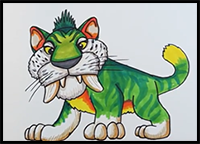 How to Draw Chunky from the Croods