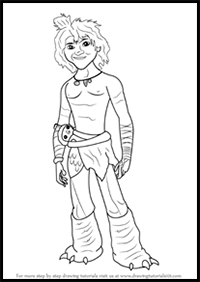 How to Draw Guy from The Croods