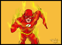 How to Draw Flash from Justice League