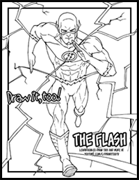 How to Draw THE FLASH (Comic Version) Drawing Tutorial