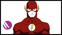 How to Draw Flash | Step by Step | DC Comics