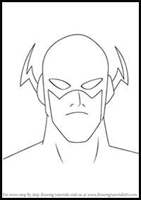 How to Draw The Flash Face