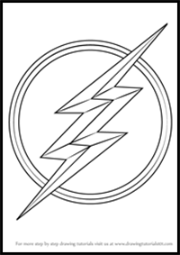 How to Draw The Flash Symbol