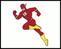 How to Draw The Flash Step by Step