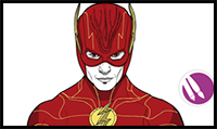 How to Draw The Flash | Step by Step | The Flash 2023