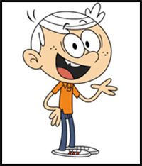 How to Draw Lincoln Loud from The Loud House