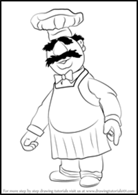 How to Draw Swedish Chef from The Muppet Show