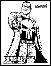 How to Draw THE PUNISHER (Comic Version) Drawing Tutorial