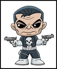 How to Draw Punisher | Marvel Comics