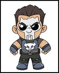 How to Draw Punisher | Marvel Rivals