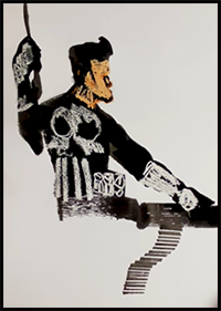 How to Draw The Punisher by David Choe
