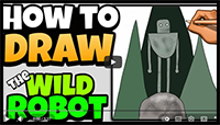 How to Draw The Wild Robot | Art for Kids