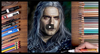 Drawing The Witcher: Geralt of Rivia