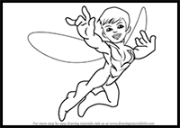 How to Draw Wasp from The Super Hero Squad Show