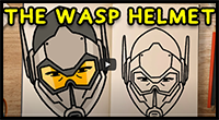 How to Draw: THE WASP HELMET