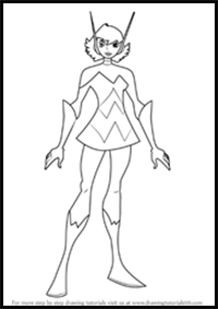 How to Draw Wasp from The Avengers - Earth's Mightiest Heroes!