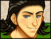 How to Draw Tom Hiddleston, Loki