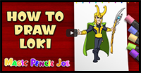 How to Draw Loki | Easy Step-by-Step Tutorial