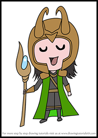 How to Draw Chibi Loki