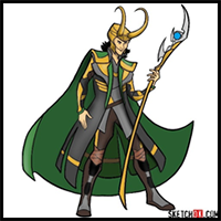 How to Draw Loki – Marvel Comics Villain
