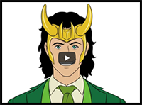 How to Draw LOKI | Marvel Studios Loki
