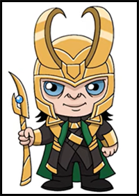 How to Draw Loki | The Avengers