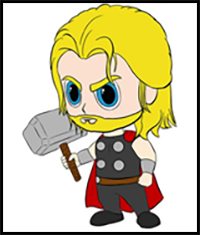How to Draw Chibi Thor