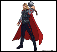Thor Drawing