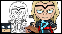 How to Draw Thor | Fortnite Season 4