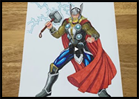 How to Draw Thor (Full Body)
