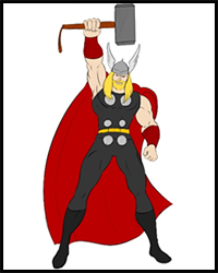 How to Draw Thor from Marvel