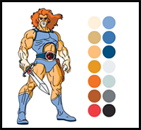 How to Draw Lion-O - ThunderCats - Step by Step Tutorial
