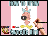 How to Draw Tiny Toons Episode 5 Sweetie Bird