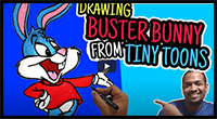 Easy Drawing Buster Bunny