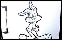 How to Draw Buster Bunny | Tiny Toon Adventures