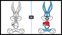 How to Draw Buster Bunny | Tiny Toon Adventures